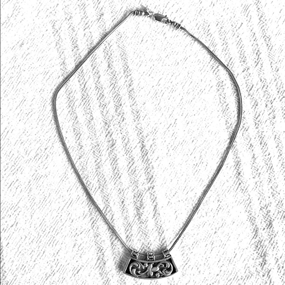 Silpada N1473 Sterling Filigree Pendant Necklace